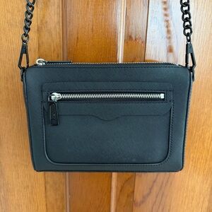 Rebecca Minkoff Black Leather Crossbody Bag